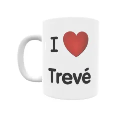 Taza - I ❤ Trevé Regalo original y funcional. Taza personalizada de tu localidad.