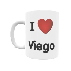 Taza - I ❤ Viego Regalo original y funcional. Taza personalizada de tu localidad.