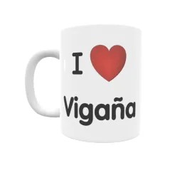 Taza - I ❤ Vigaña Regalo original y funcional. Taza personalizada de tu localidad.