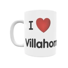 Taza - I ❤ Villahormes Regalo original y funcional. Taza personalizada de tu localidad.