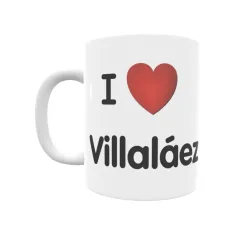 Taza - I ❤ Villaláez Regalo original y funcional. Taza personalizada de tu localidad.