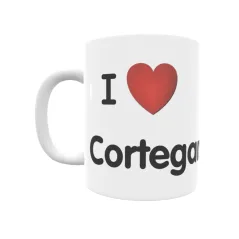 Taza - I ❤ Cortegana Regalo original y funcional. Taza personalizada de tu localidad.