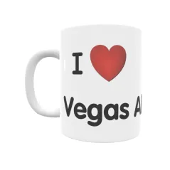 Taza - I ❤ Vegas Altas Regalo original y funcional. Taza personalizada de tu localidad.