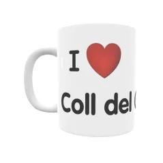 Taza - I ❤ Coll del Guix Regalo original y funcional. Taza personalizada de tu localidad.