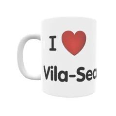 Taza - I ❤ Vila-Seca Regalo original y funcional. Taza personalizada de tu localidad.