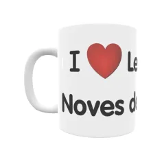 Taza - I ❤ Les Cases Noves de la Riera Regalo original y funcional. Taza personalizada de tu localidad.