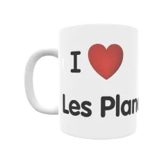 Taza - I ❤ Les Planes Regalo original y funcional. Taza personalizada de tu localidad.