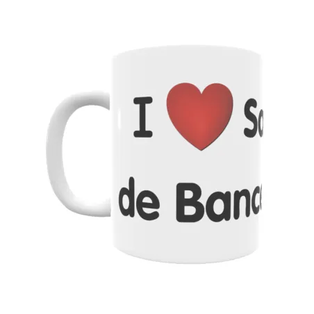 Taza - I ❤ Sant Andreu de Bancells Regalo original y funcional. Taza personalizada de tu localidad.