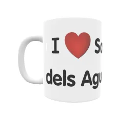 Taza - I ❤ Sant Genís dels Agudells Regalo original y funcional. Taza personalizada de tu localidad.