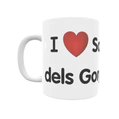 Taza - I ❤ Sant Sebastià dels Gorgs Regalo original y funcional. Taza personalizada de tu localidad.