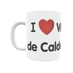 Taza - I ❤ Viladecavalls de Calders Regalo original y funcional. Taza personalizada de tu localidad.