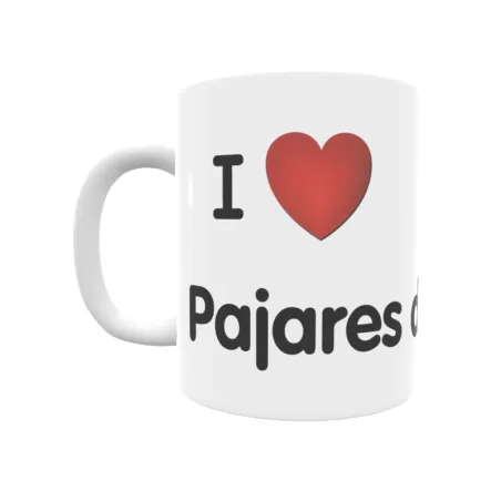 Taza - I ❤ Pajares de la Rivera Regalo original y funcional. Taza personalizada de tu localidad.