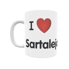 Taza - I ❤ Sartalejo Regalo original y funcional. Taza personalizada de tu localidad.