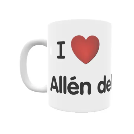 Taza - I ❤ Allén del Hoyo Regalo original y funcional. Taza personalizada de tu localidad.