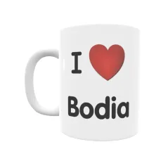 Taza - I ❤ Bodia Regalo original y funcional. Taza personalizada de tu localidad.