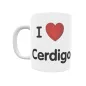 Taza - I ❤ Cerdigo