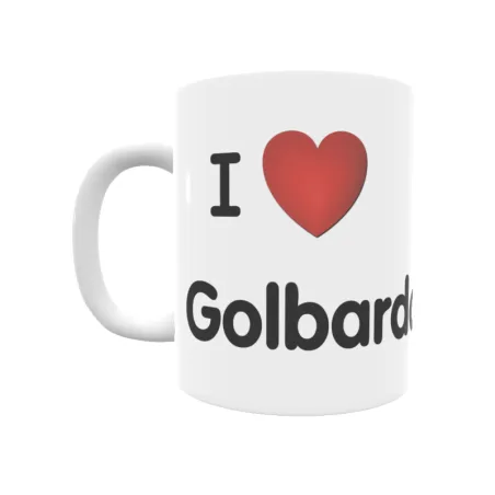 Taza - I ❤ Golbardo Regalo original y funcional. Taza personalizada de tu localidad.