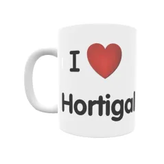 Taza - I ❤ Hortigal Regalo original y funcional. Taza personalizada de tu localidad.