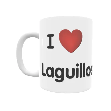 Taza - I ❤ Laguillos Regalo original y funcional. Taza personalizada de tu localidad.