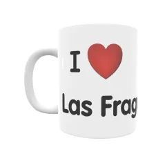 Taza - I ❤ Las Fraguas Regalo original y funcional. Taza personalizada de tu localidad.