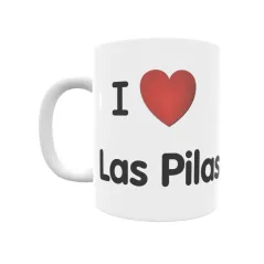 Taza - I ❤ Las Pilas Regalo original y funcional. Taza personalizada de tu localidad.