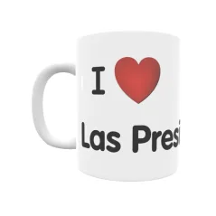 Taza - I ❤ Las Presillas Regalo original y funcional. Taza personalizada de tu localidad.