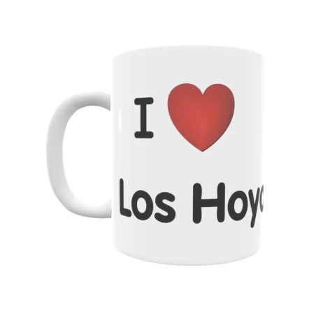 Taza - I ❤ Los Hoyos Regalo original y funcional. Taza personalizada de tu localidad.