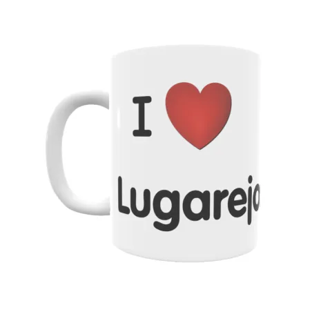 Taza - I ❤ Lugarejos Regalo original y funcional. Taza personalizada de tu localidad.