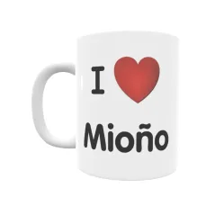 Taza - I ❤ Mioño Regalo original y funcional. Taza personalizada de tu localidad.