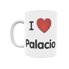 Taza - I ❤ Palacio Regalo original y funcional. Taza personalizada de tu localidad.