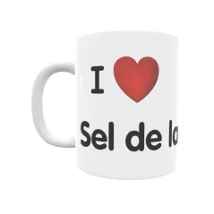 Taza - I ❤ Sel de la Carrera Regalo original y funcional. Taza personalizada de tu localidad.