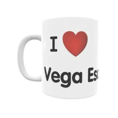 Taza - I ❤ Vega Escobosa Regalo original y funcional. Taza personalizada de tu localidad.