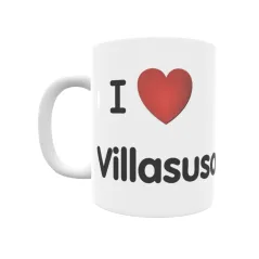 Taza - I ❤ Villasuso Regalo original y funcional. Taza personalizada de tu localidad.