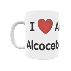 Taza - I ❤ Alcossebre/Alcoceber Regalo original y funcional. Taza personalizada de tu localidad.