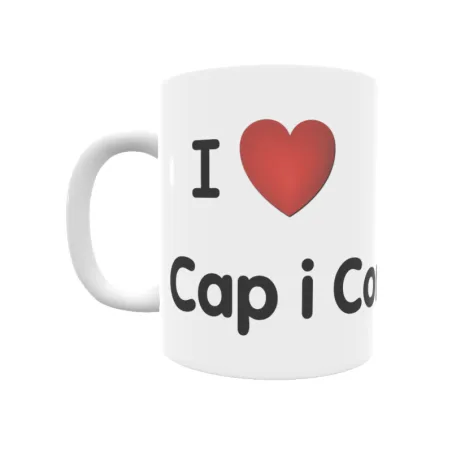 Taza - I ❤ Cap i Corb Regalo original y funcional. Taza personalizada de tu localidad.