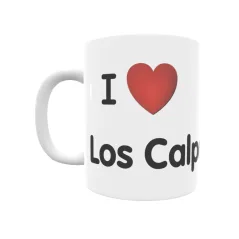 Taza - I ❤ Los Calpes Regalo original y funcional. Taza personalizada de tu localidad.