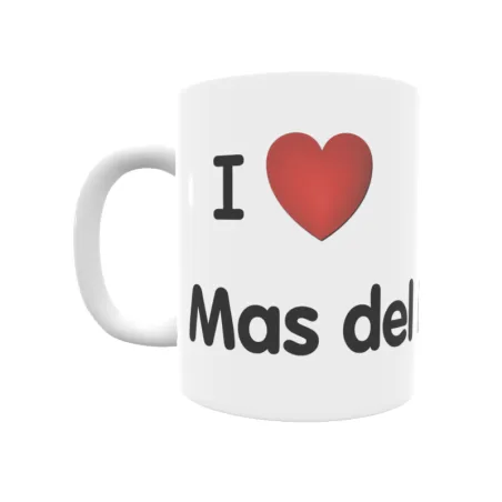 Taza - I ❤ Mas del Moro Regalo original y funcional. Taza personalizada de tu localidad.