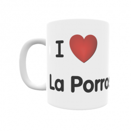 Taza - I ❤ La Porrosa