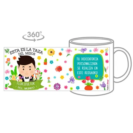 Taza Floricultor