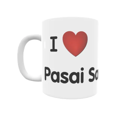 Taza - I ❤ Pasai San Pedro Regalo original y funcional. Taza personalizada de tu localidad.