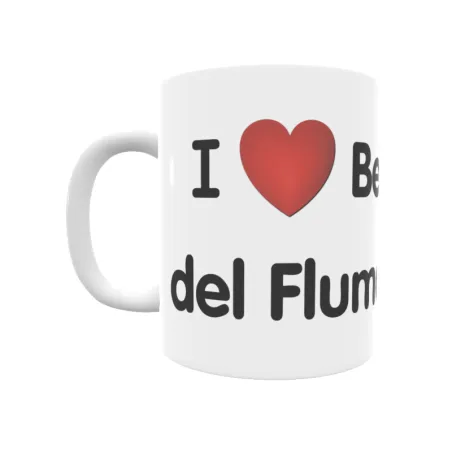 Taza - I ❤ Bellestar del Flumen Regalo original y funcional. Taza personalizada de tu localidad.