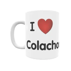 Taza - I ❤ Colachoa Regalo original y funcional. Taza personalizada de tu localidad.