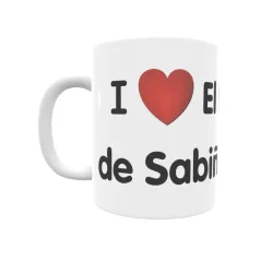 Taza - I ❤ El Puente de Sabiñánigo Regalo original y funcional. Taza personalizada de tu localidad.