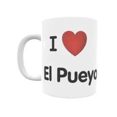 Taza - I ❤ El Pueyo de Jaca Regalo original y funcional. Taza personalizada de tu localidad.