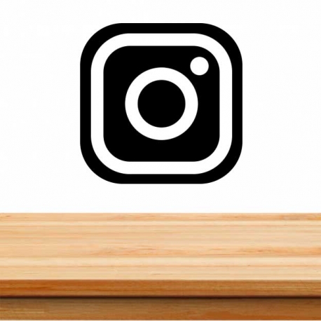 Pegatina personalizada de vinilo social media, instagram