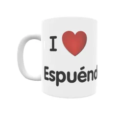 Taza - I ❤ Espuéndolas Regalo original y funcional. Taza personalizada de tu localidad.