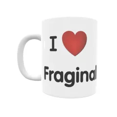 Taza - I ❤ Fraginal Regalo original y funcional. Taza personalizada de tu localidad.