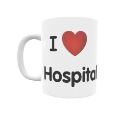 Taza - I ❤ Hospital de Tella Regalo original y funcional. Taza personalizada de tu localidad.