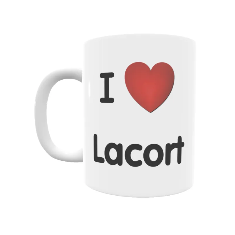 Taza - I ❤ Lacort