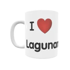 Taza - I ❤ Lagunarrota Regalo original y funcional. Taza personalizada de tu localidad.